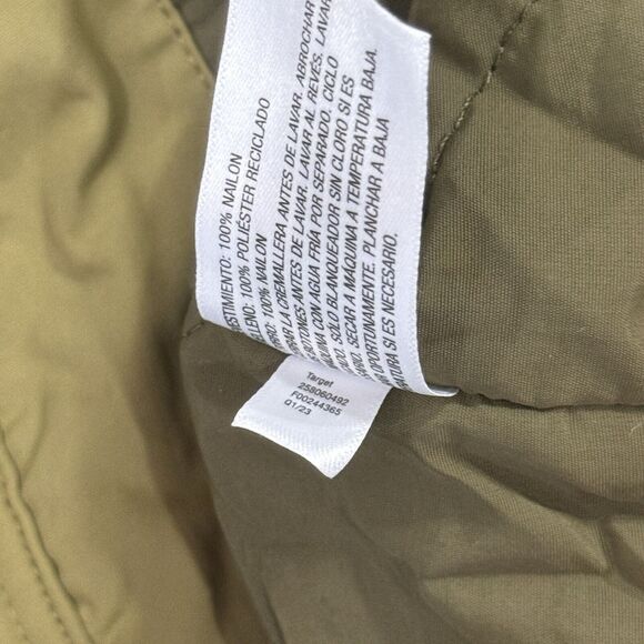Womens Size‎ XL Olive Green Zip Utility Jacket Pockets Outdoors Hiking - Picture 10 of 10